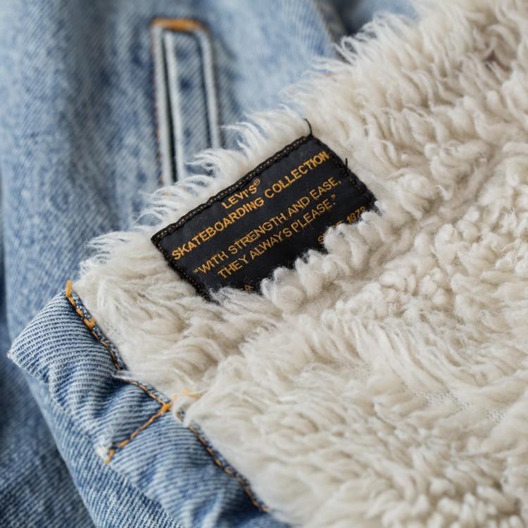 リーバイス スケートボーディング デニム シェルパ トラッカー