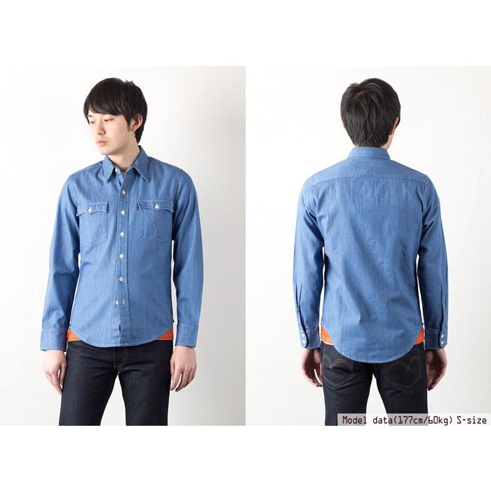 Levi's リーバイス オレンジタブ デニム ウエスタンシャツ 29519 Levi's リーバイス オレンジタブ デニム ウエスタンシャツ 29519