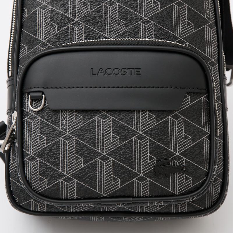 LACOSTE ラコステ ザ ブレンド モノグラムプリント ボディバッグ LACOSTE ラコステ ザ ブレンド モノグラムプリント ボディバッグ