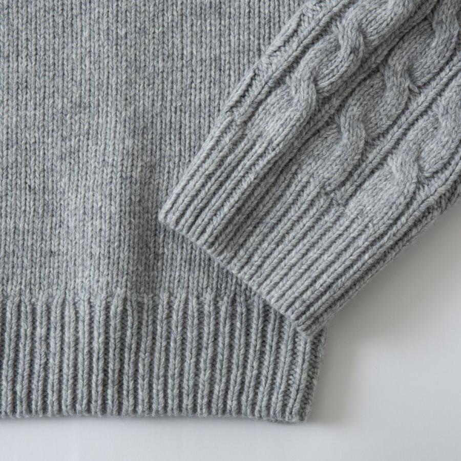 LACOSTE（ラコステ） アシンメトリー クルーネック ニットセーター 