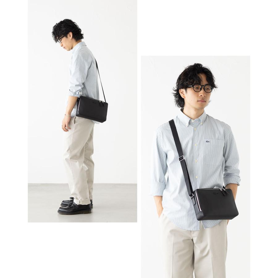 LACOSTE（ラコステ） CHANTACO スクエア ショルダーバッグ LACOSTE