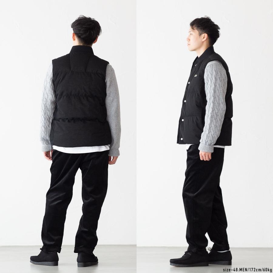 LACOSTE ラコステ コットンピケ 鹿の子 ダウンベスト BH101LJ-99 LACOSTE ラコステ コットンピケ 鹿の子 ダウンベスト BH101LJ-99