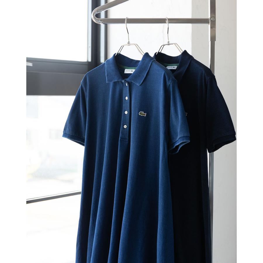 LACOSTE（ラコステ） インディゴ 鹿の子 ポロドレス LACOSTE EF042J-99