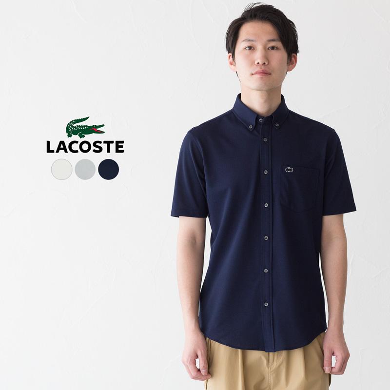 LACOSTE ラコステ クールマックスブレンド鹿の子地半袖シャツ LACOSTE ラコステ クールマックスブレンド鹿の子地半袖シャツ