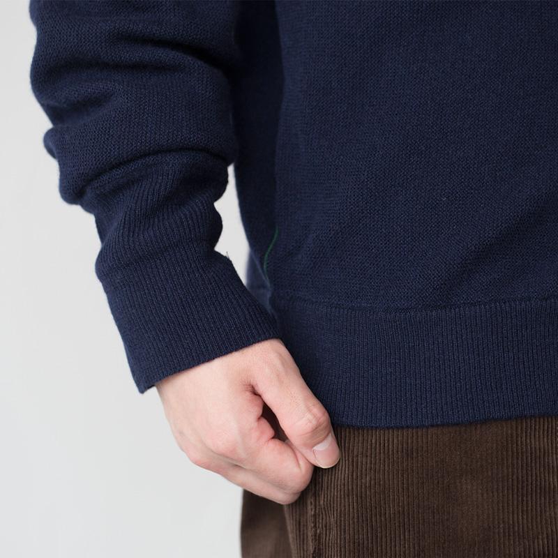 LACOSTE ラコステ ガーター編み Vネック カーディガン AH0397L LACOSTE ラコステ ガーター編み Vネック カーディガン AH0397L