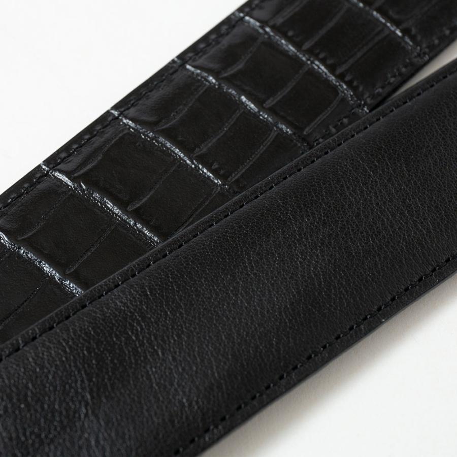 LACOSTE / ラコステ 2001090Premium プレミアム  レザー LACOSTE（ラコステ） スムース ワニ型 リバーシブルベルト RC0609J