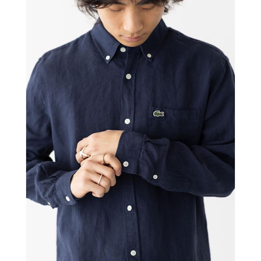 LACOSTE ラコステ リネンボタンダウンシャツ リネンボタンダウンシャツ （シャツ・ブラウス）｜LACOSTE / ラコステ
