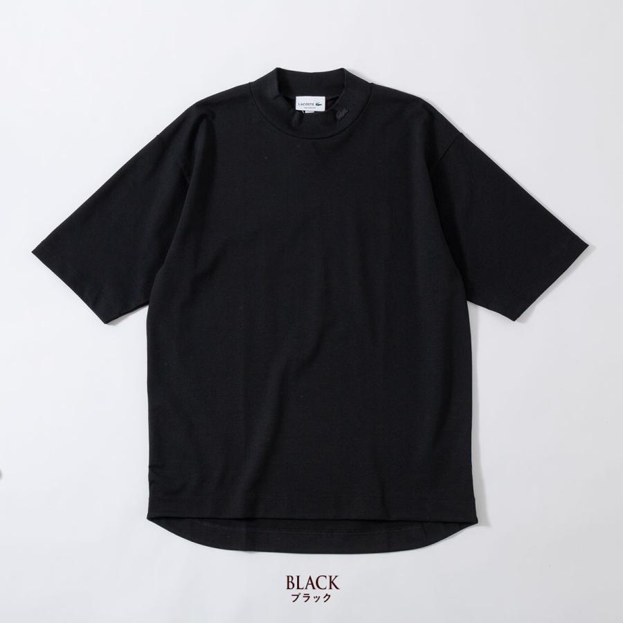 LACOSTE（ラコステ） 5分袖 モックネック サマーニット Tシャツ