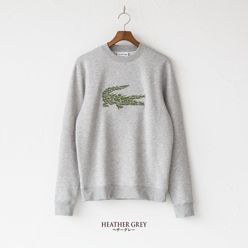 【希少】ラコステ LACOSTE スウェット クロコマジック グレー 希少】ラコステ LACOSTE スウェット クロコマジック グレー