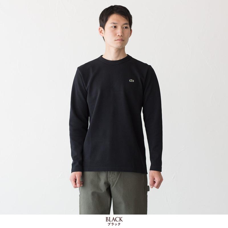 LACOSTE ラコステ 鹿の子地 ロングスリーブ Tシャツ TH7019-99 LACOSTE ラコステ 鹿の子地 ロングスリーブ Tシャツ TH7019-99