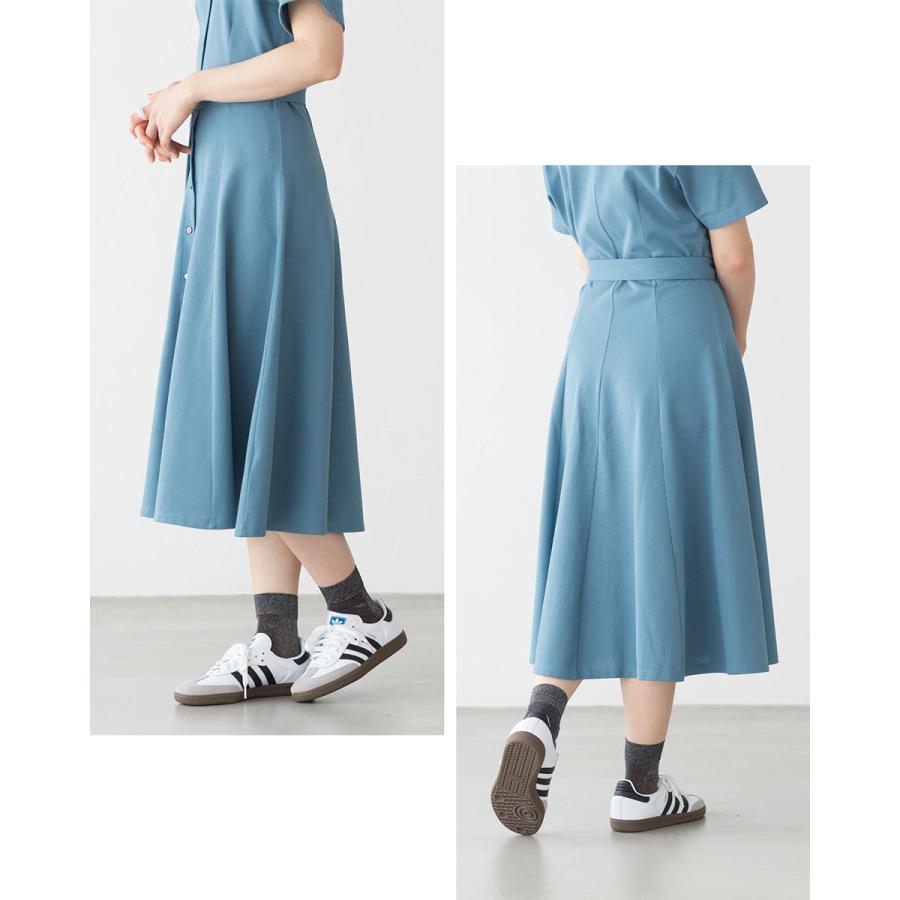 未使用✨ラコステ　鹿の子地シャツドレス　ポロシャツワンピース　34 グレー 新品未使用✨ラコステ 鹿の子地シャツドレス ポロシャツ