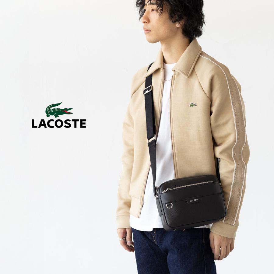 LACOSTE（ラコステ） オシアン レザー レポーター バッグ LACOSTE