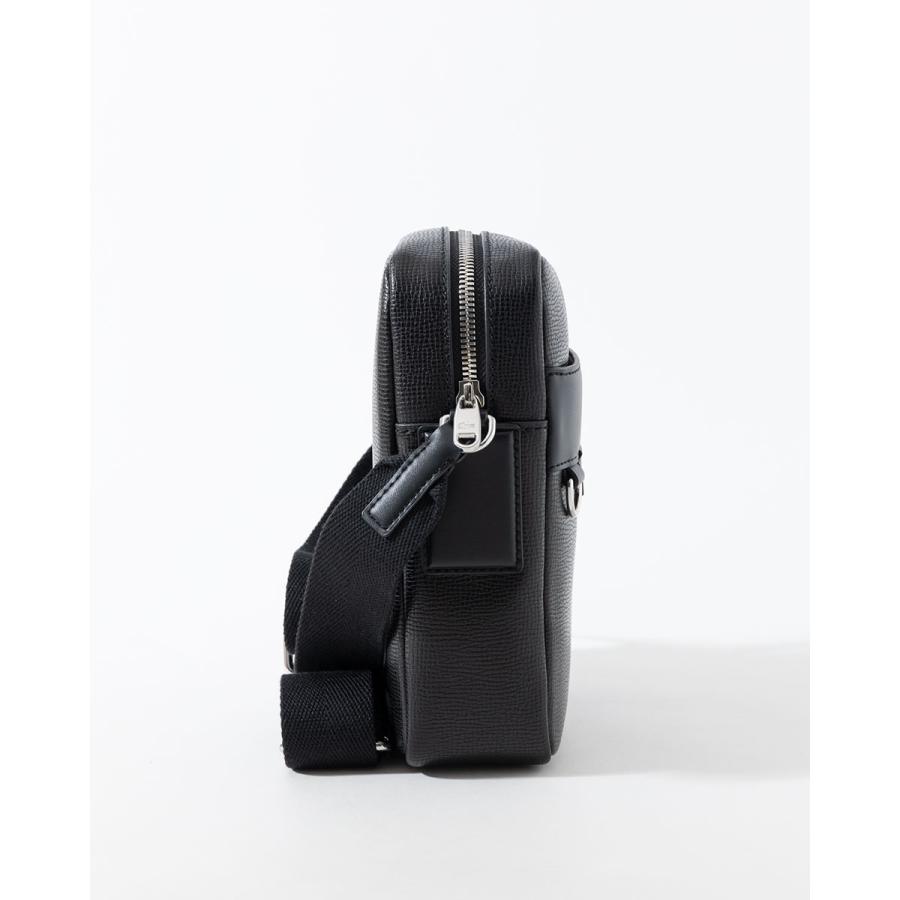 LACOSTE ジオメトリックパターン ボディバッグ Small Runway Lenglen Crocodile Print Leather Bag - Crossbody Bags