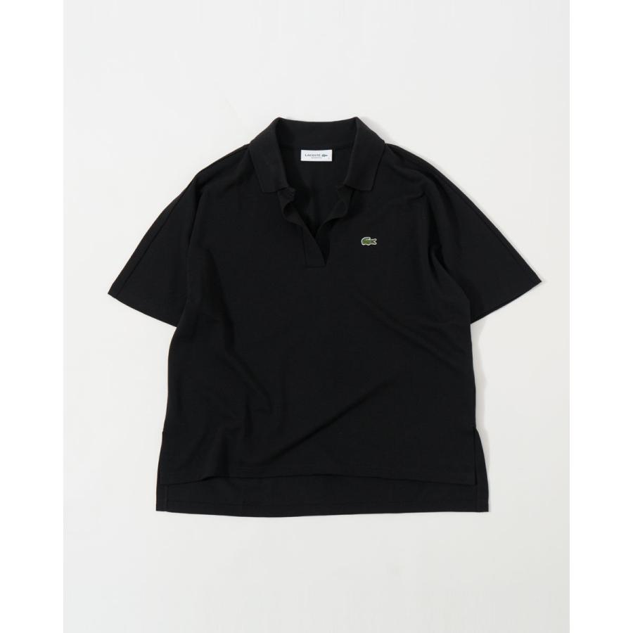 LACOSTE ラコステ スキッパー ネック ポロシャツ PF1123-10 LACOSTE ラコステ スキッパー ネック ポロシャツ PF1123-10