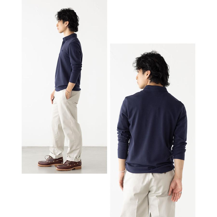 LACOSTE（ラコステ） 比翼フロント ロングスリーブ ポロシャツ PH2481J