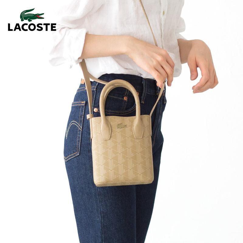 ラコステ（LACOSTE）/デイリーライフスタイル モノグラムクロスオーバーバッグ LACOSTE（ラコステ） デイリーライフスタイル モノグラムクロス