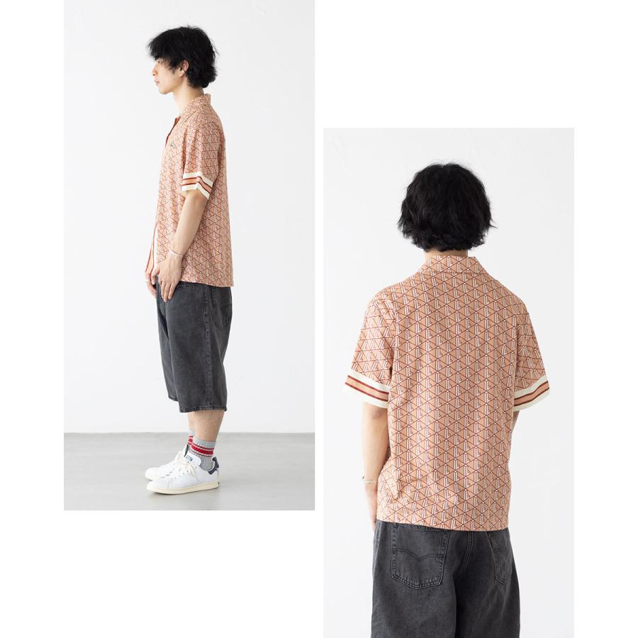 LACOSTE ラコステ モノグラム オープンカラー シャツ CH9094-10