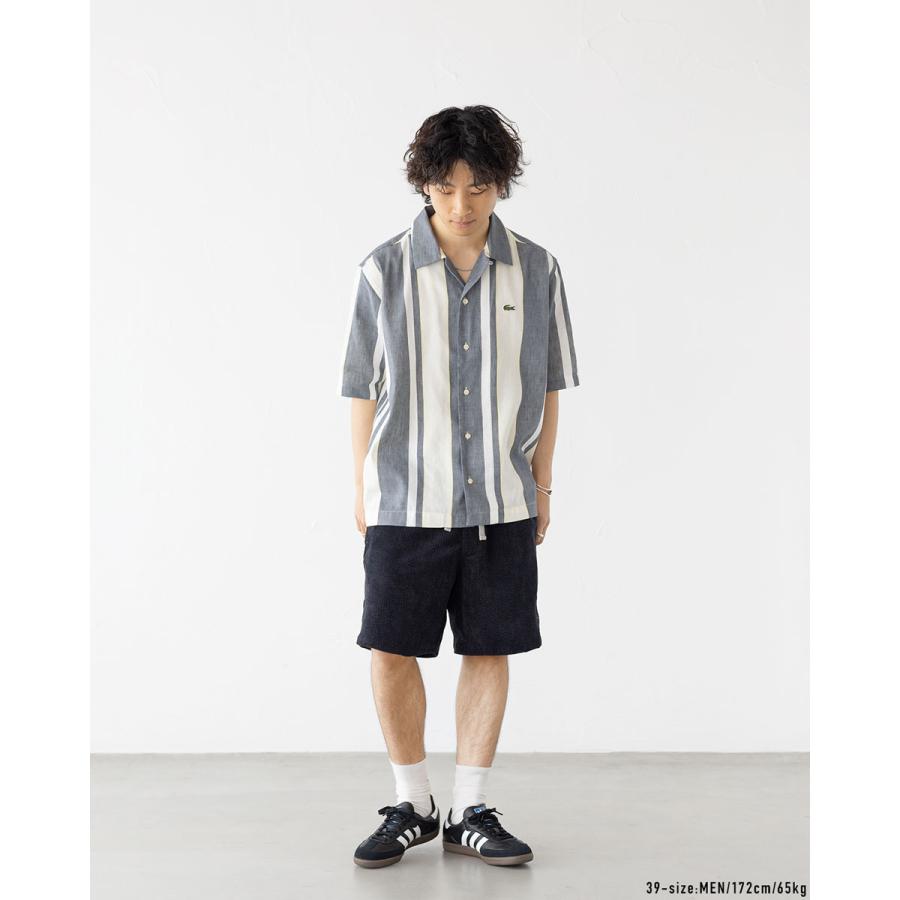 LACOSTE（ラコステ） リネンブレンド オープンカラーシャツ LACOSTE