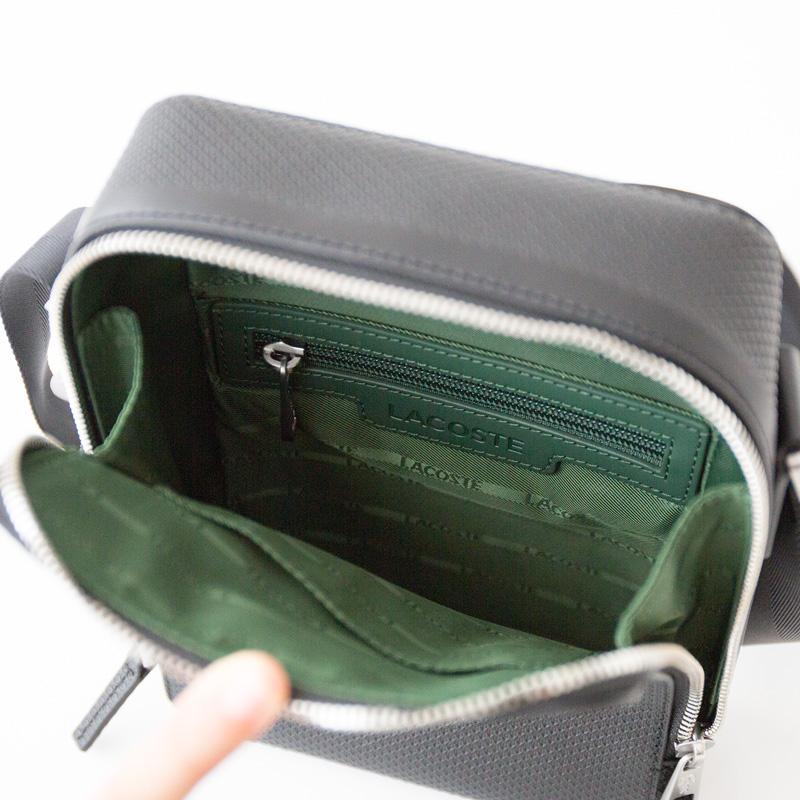 【QAQ】✨極美品✨ LACOSTE CHANTACO カメラバッグ LACOSTE ラコステ CHANTACO バーティカル カメラバッグ NH3271CE