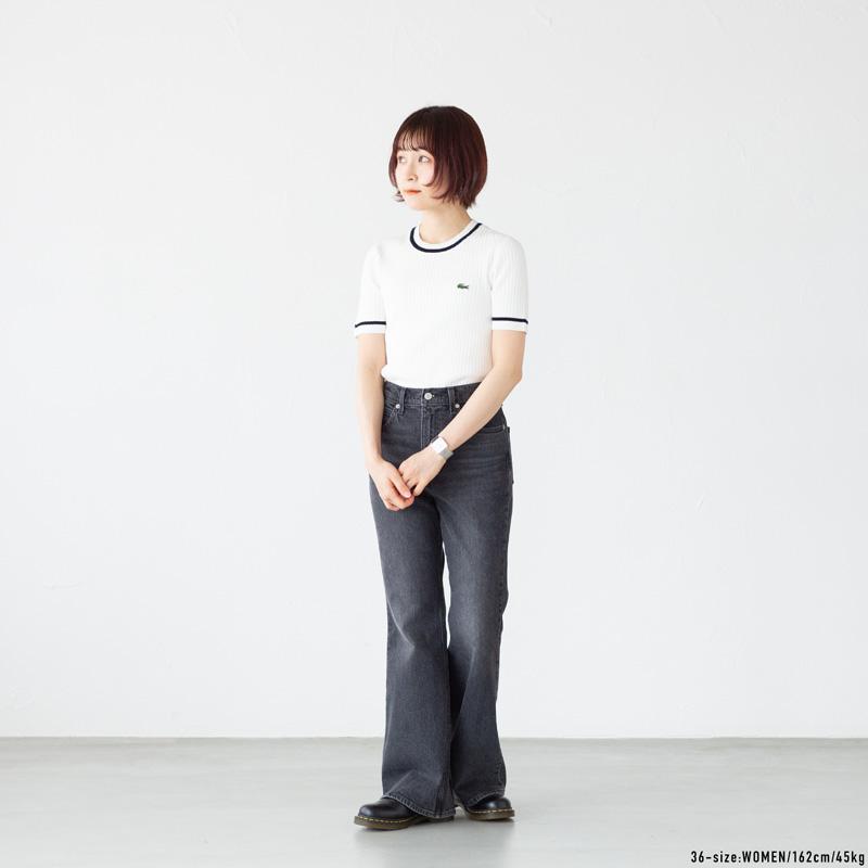 LACOSTE（ラコステ） 【20%OFF】ラコステ 3D リブ ニット Tシャツ