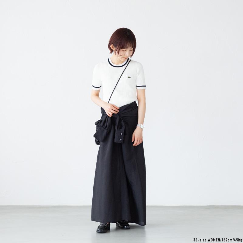 LACOSTE（ラコステ） 【20%OFF】ラコステ 3D リブ ニット Tシャツ