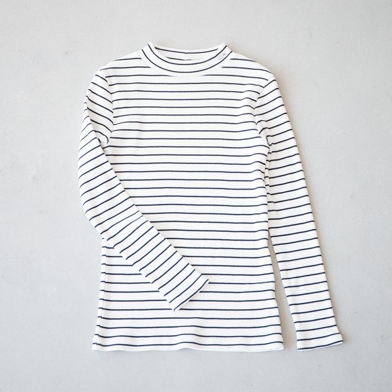 LACOSTE（ラコステ） モックネック ロングスリーブ リブ ニット