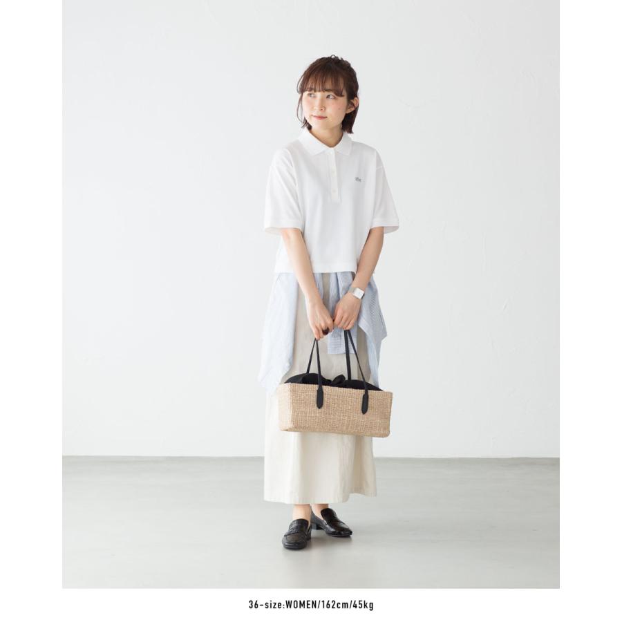 LACOSTE（ラコステ） クロップド ポロシャツ LACOSTE PF007J