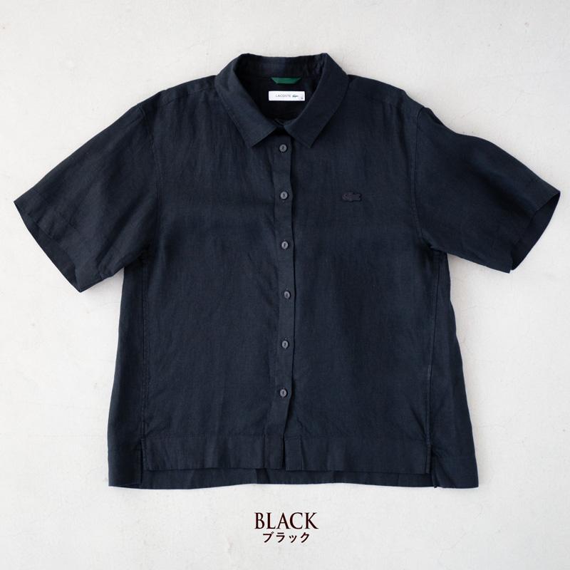LACOSTE（ラコステ） リネンコットン 5分袖シャツ LACOSTE CF4738-99 