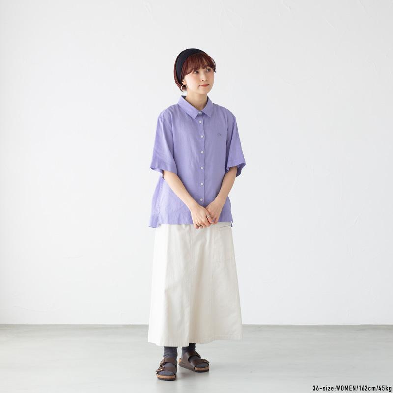 LACOSTE ラコステ リネンコットン 5分袖シャツ CF4738-99 LACOSTE ラコステ リネンコットン 5分袖シャツ CF4738-99