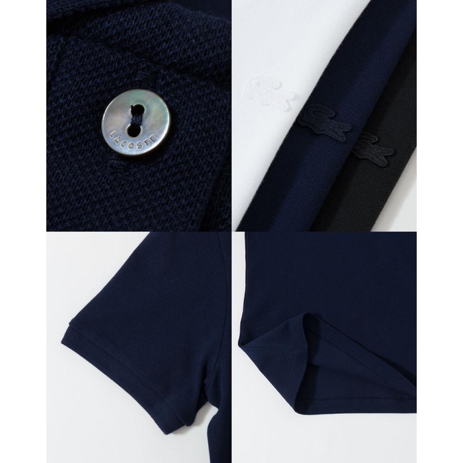 LACOSTE（ラコステ） レディース ストレッチ コットン ピケ ポロシャツ