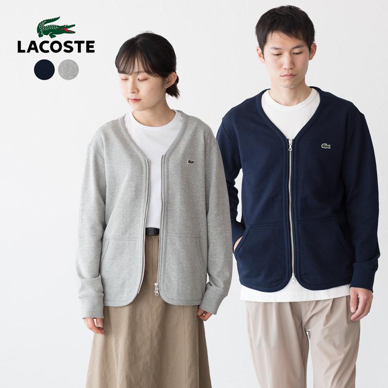LACOSTE ラコステ プレミアム スウェット ジップカーディガン LACOSTE ラコステ プレミアム スウェット ジップカーディガン