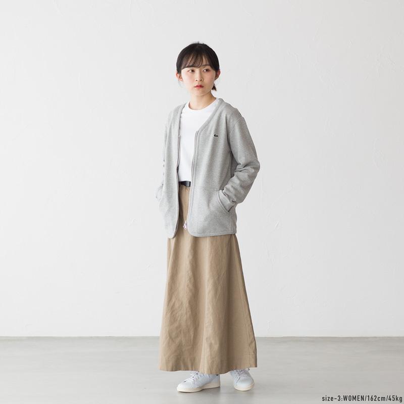 LACOSTE ラコステ プレミアム スウェット ジップカーディガン LACOSTE ラコステ プレミアム スウェット ジップカーディガン