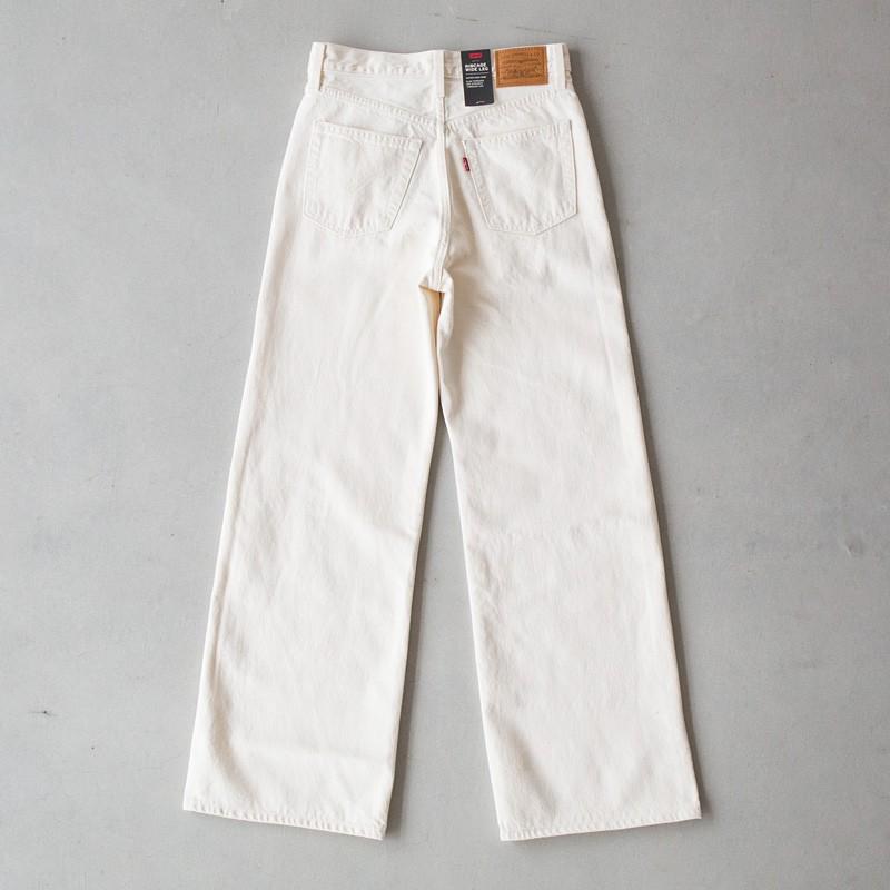 リーバイス リブケージ ワイドレッグ オフホワイト ジーンズ 791120009