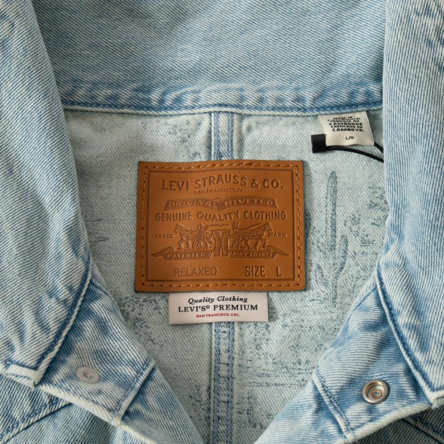 ✨Made in USA✨リーバイス★デニムコート★極美品 Levi's（リーバイス） ウエスタン デニムコート ライトインディゴ