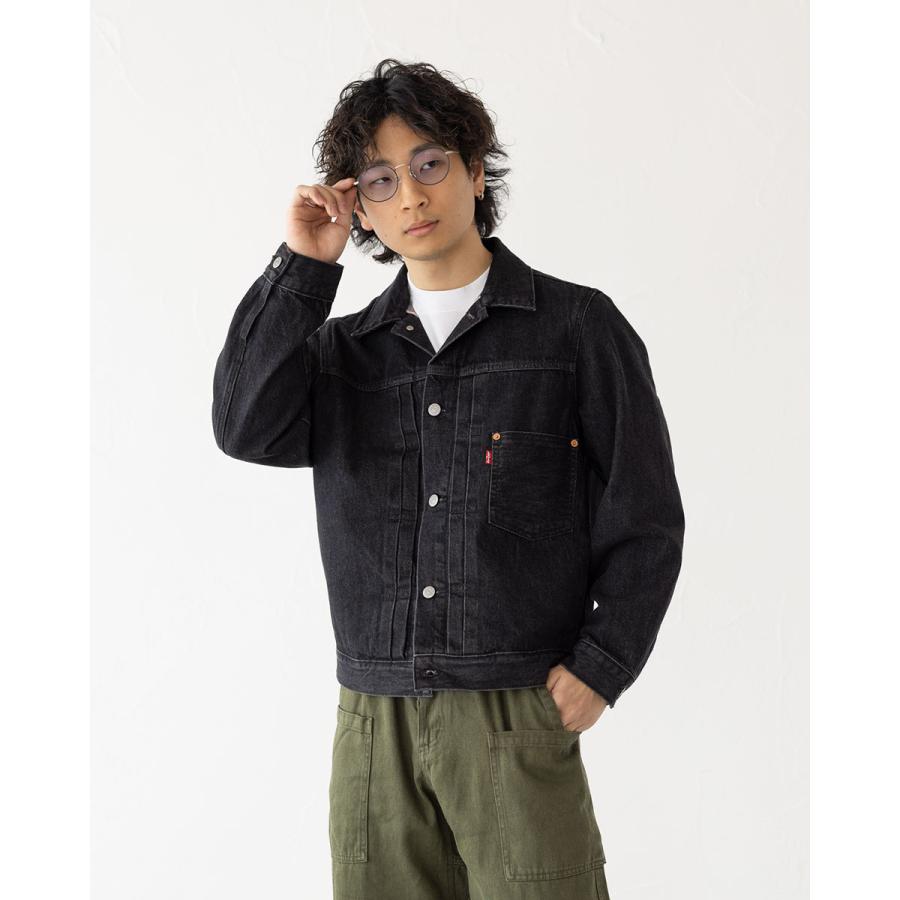 r*e様 1st レザー トラッカージャケットブラック バックベルト r*e様 1st レザー トラッカージャケットブラック バックベルト 【公式