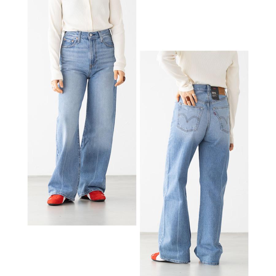 Levi's（リーバイス） リブケージ ワイドレッグ ジーンズ A6081