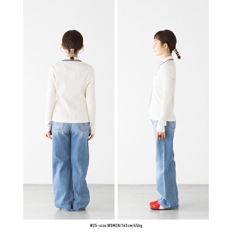 Levi's（リーバイス） リブケージ ワイドレッグ ジーンズ A6081