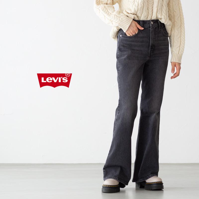 Levi's リーバイス 70S HIGH フレア ブラック JUST A HINT Levi's リーバイス 70S HIGH フレア ブラック JUST A HINT