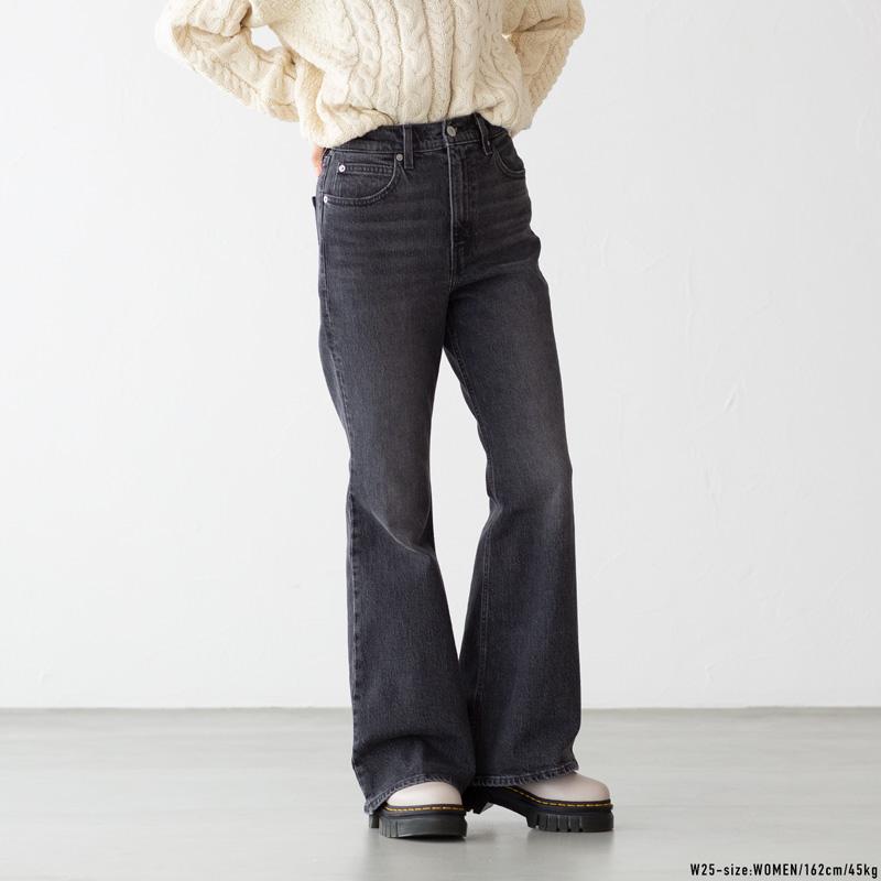 Levi's リーバイス 70S HIGH フレア ブラック JUST A HINT Levi's リーバイス 70S HIGH フレア ブラック JUST A HINT