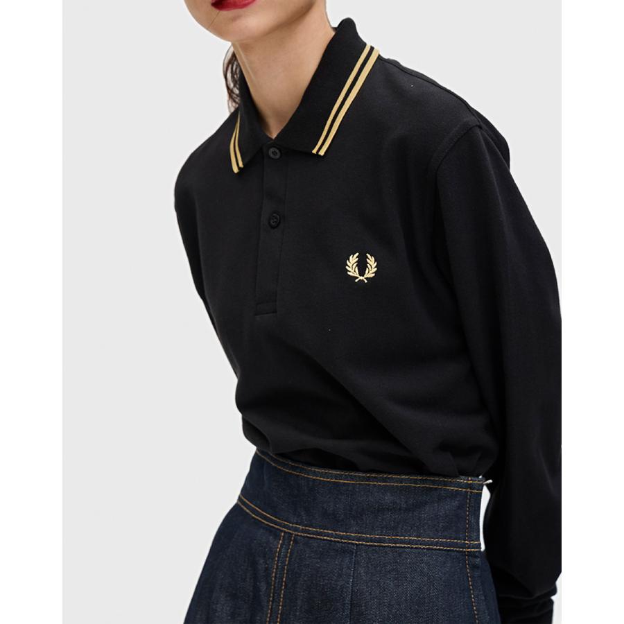 fred perry ブラック 長袖ポロシャツ FRED PERRY（フレッドペリー） ポロシャツ The Fred Perry Shirt