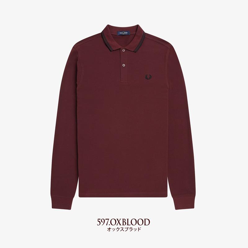 フレッドペリー 長袖 ポロシャツ FRED PERRY M3636 メンズ ティップド シャツ｜cocochiya｜04