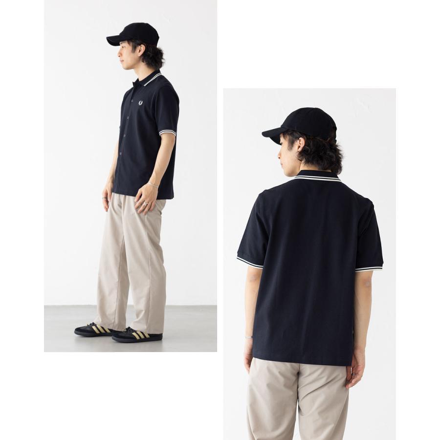 FRED PERRY（フレッドペリー） ボタンスルー ポロシャツ FRED PERRY