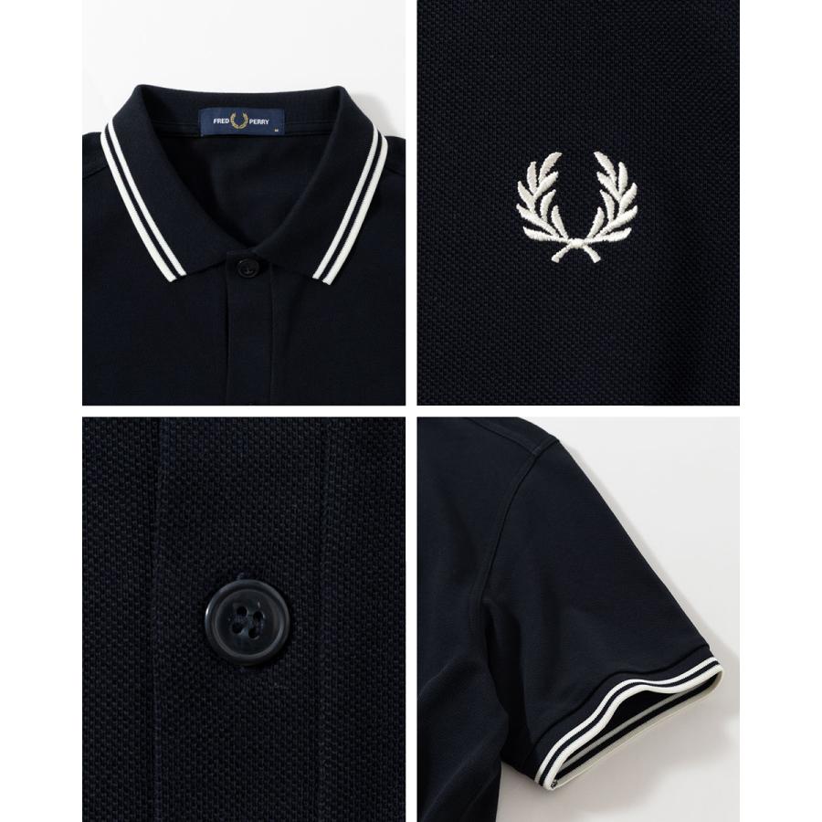 FRED PERRY（フレッドペリー） ボタンスルー ポロシャツ FRED PERRY