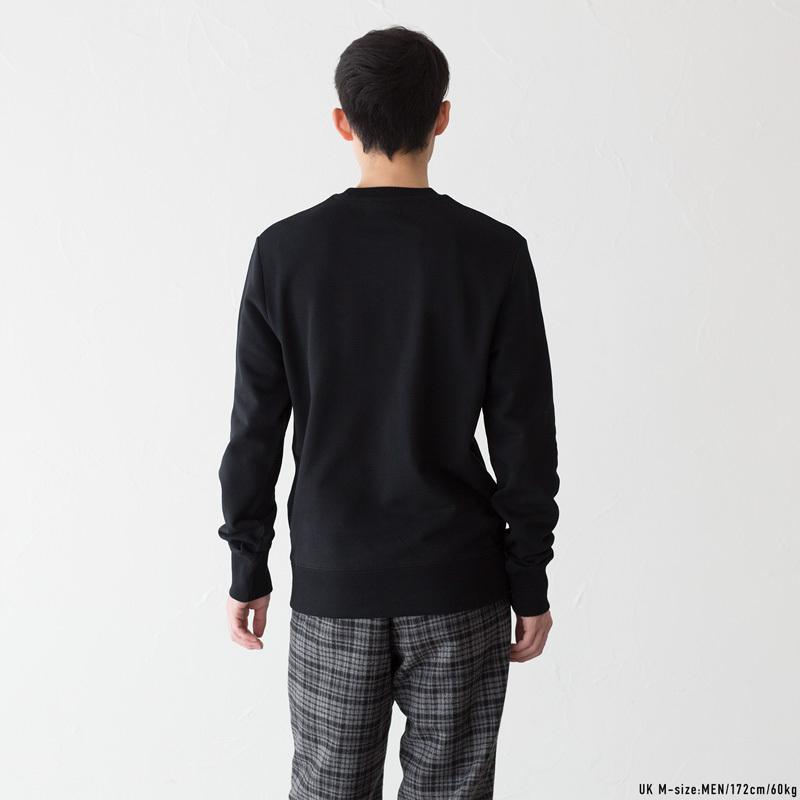 FRED PERRY エンブロイデット スウェット M2644 表記サイズM ブラック
