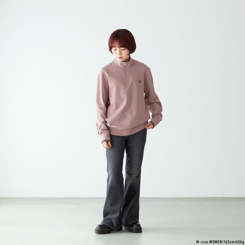 FRED PERRY フレッドペリー ハーフジップ スウェットシャツ FRED PERRY フレッドペリー ハーフジップ スウェットシャツ