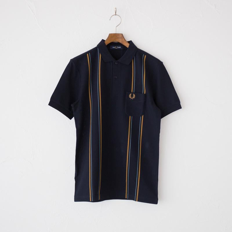 FRED PERRY フレッドペリー ストライプ ポケット ディテール FRED PERRY フレッドペリー ストライプ ポケット ディテール