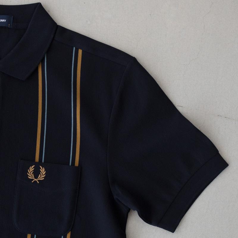 FRED PERRY フレッドペリー ストライプ ポケット ディテール FRED PERRY フレッドペリー ストライプ ポケット ディテール