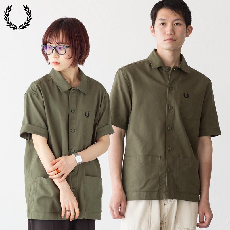 FRED PERRY フレッドペリー ポケット ディテール シャツ M3641 FRED PERRY フレッドペリー ポケット ディテール シャツ M3641