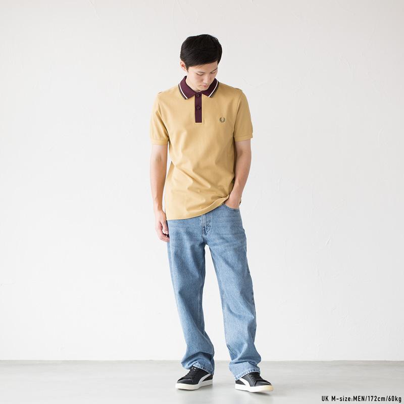フレッドペリーポロシャツ　xs 新品 FRED PERRY（フレッドペリー） ニット カラー ポロシャツ M3665