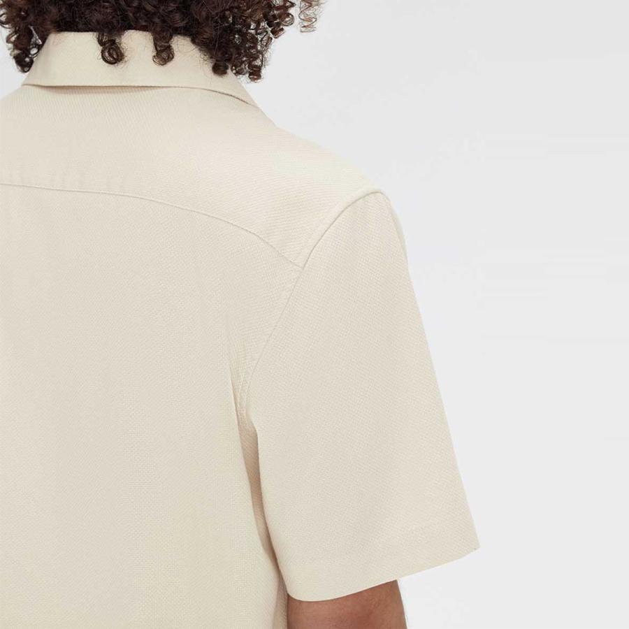 FRED PERRY フレッドペリー ピケ テクスチャー リビア カラー シャツ 